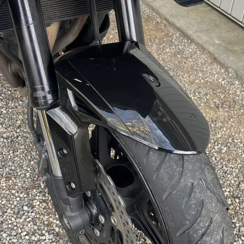 Front mudguard fender black - front,