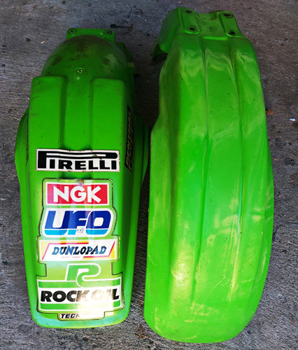 Kawasaki kx500 mudguards - kawasaki,