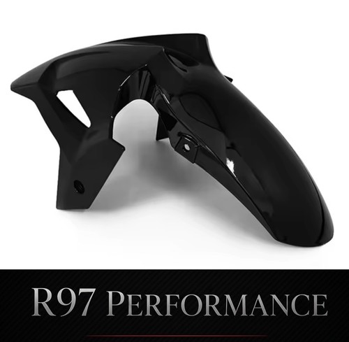 Gloss black front - black, mudguard